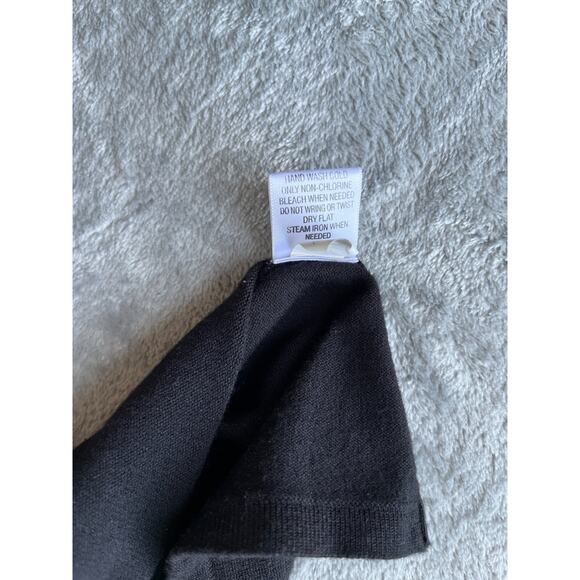 Vintage Y2K Black Lace Trim Top PM Medium Apt 9 Whimsigoth Stretchy Long Sleeved - Picture 13 of 14